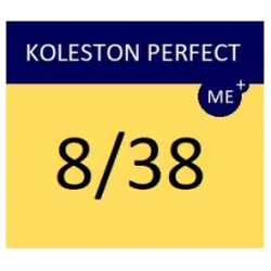 WELLA PROFESSIONALS KOLESTON PERFECT ME+ - Plaukų dažai, 8/38 - Šviesus blondas (auksinė perla)