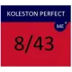 WELLA PROFESSIONALS KOLESTON PERFECT ME+ - Plaukų dažai, 8/43 - Šviesus raudonai auksinis blondas