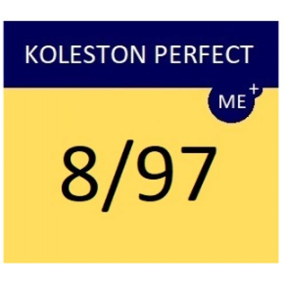 WELLA PROFESSIONALS KOLESTON PERFECT ME+ - Plaukų dažai, 8/97 - Šviesus blondas (tonuojantis rudas)