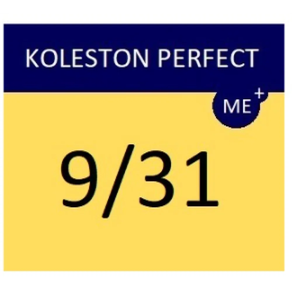 WELLA PROFESSIONALS KOLESTON PERFECT ME+ - Plaukų dažai, 9/31 - Labai šviesus peleninis auksinis blondas