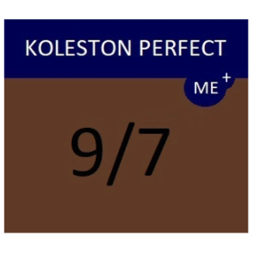 WELLA PROFESSIONALS KOLESTON PERFECT ME+ - plaukų dažai, 9/7 - labai šviesus rusvas blondas