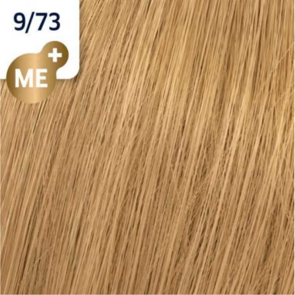 WELLA PROFESSIONALS KOLESTON PERFECT ME+ - Plaukų dažai, 9/73 – labai šviesus auksinis rudo-blondas