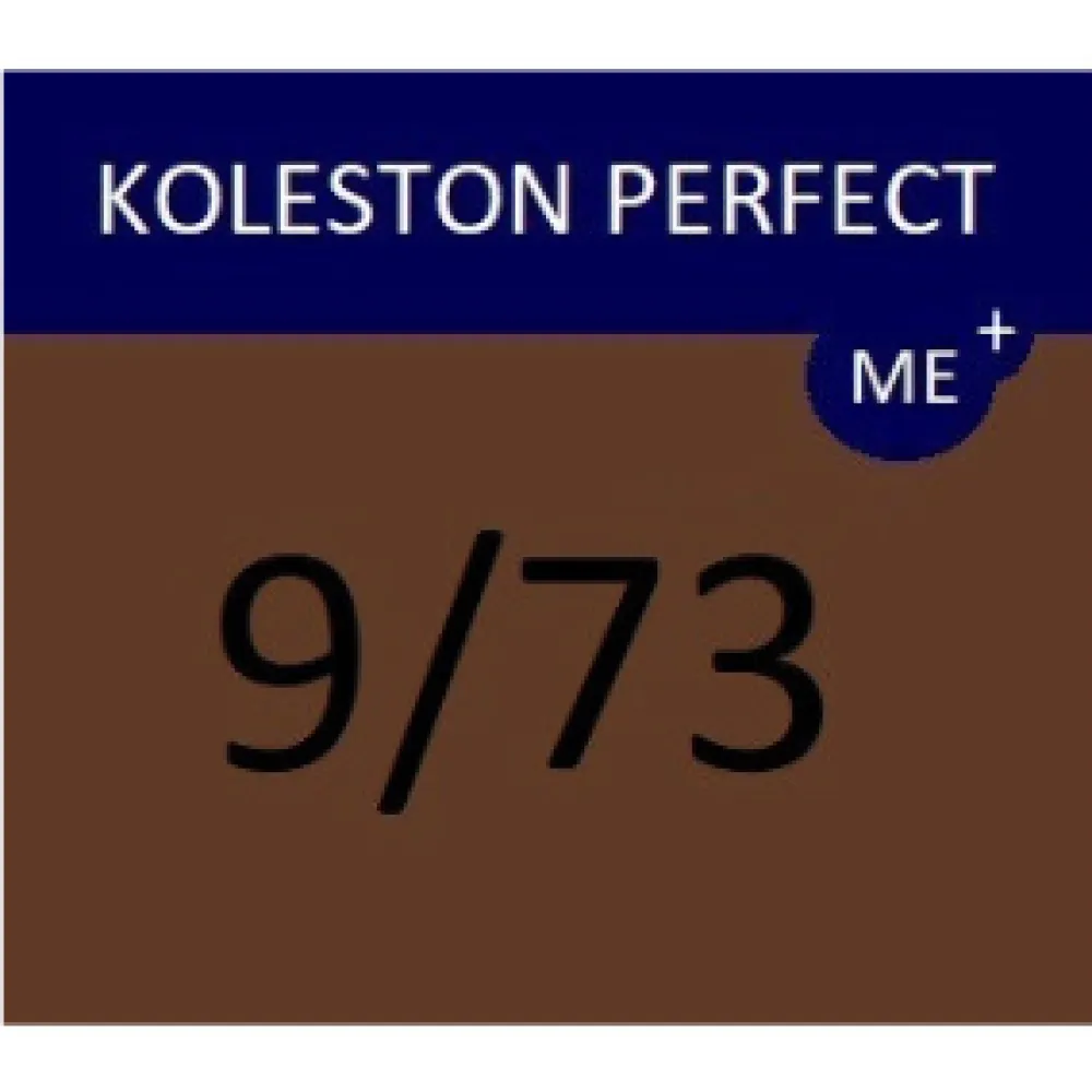 WELLA PROFESSIONALS KOLESTON PERFECT ME+ - Plaukų dažai, 9/73 – labai šviesus auksinis rudo-blondas