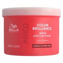 WELLA PROFESSIONAL INVIGO Color Brilliance Coarse Mask – kaukė storų ir dažytų plaukų, 500 ml