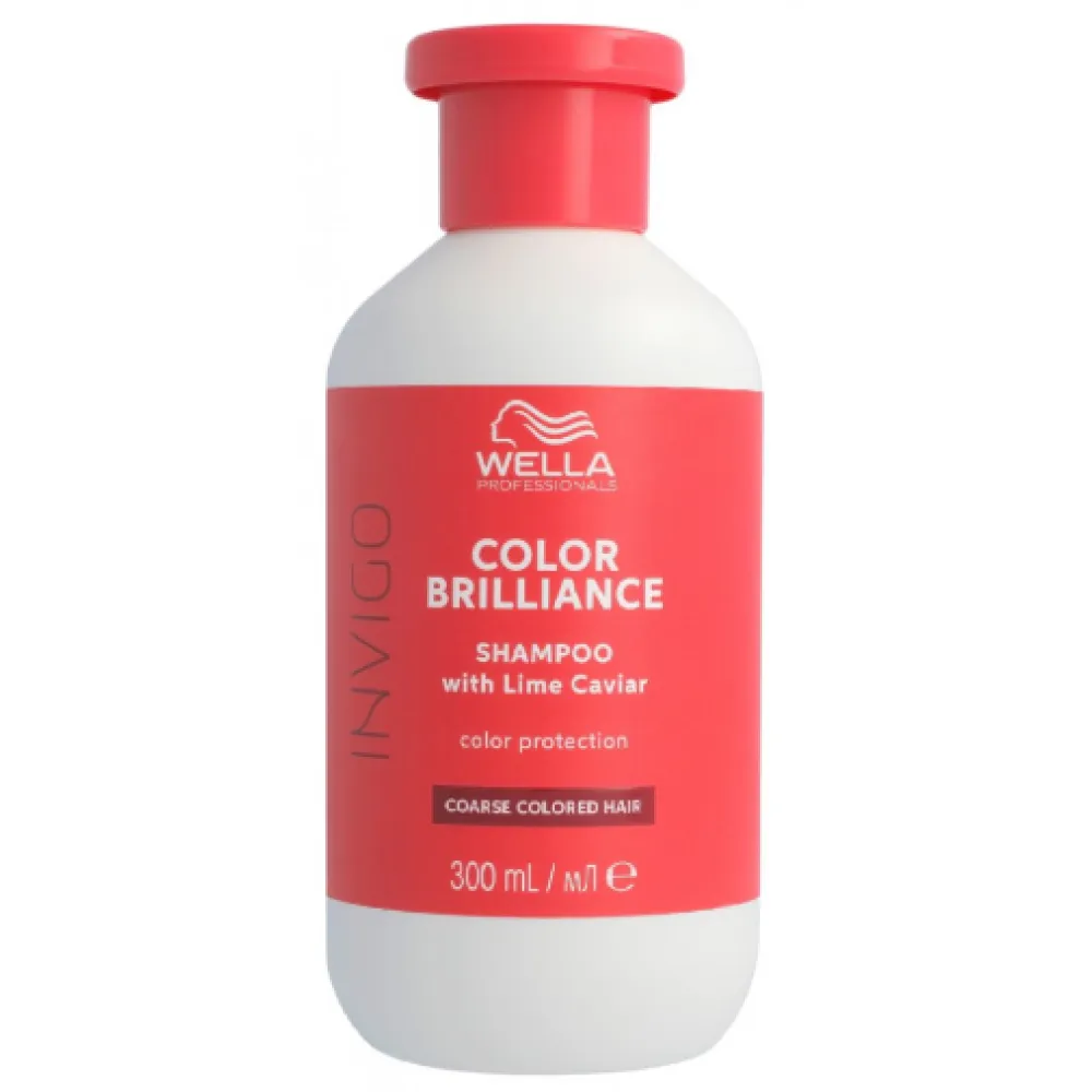 WELLA PROFESSIONAL INVIGO Color Brilliance Coarse Shampoo — šampūnas storiems ir dažytiems plaukams, 300 ml
