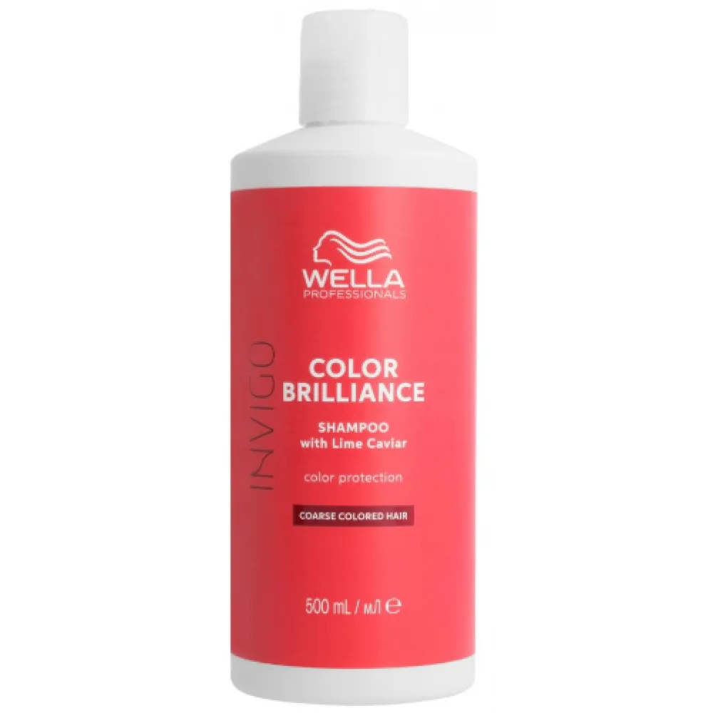WELLA PROFESSIONAL INVIGO Color Brilliance Coarse Shampoo - šampūnas storiems ir dažytiems plaukams, 500 ml