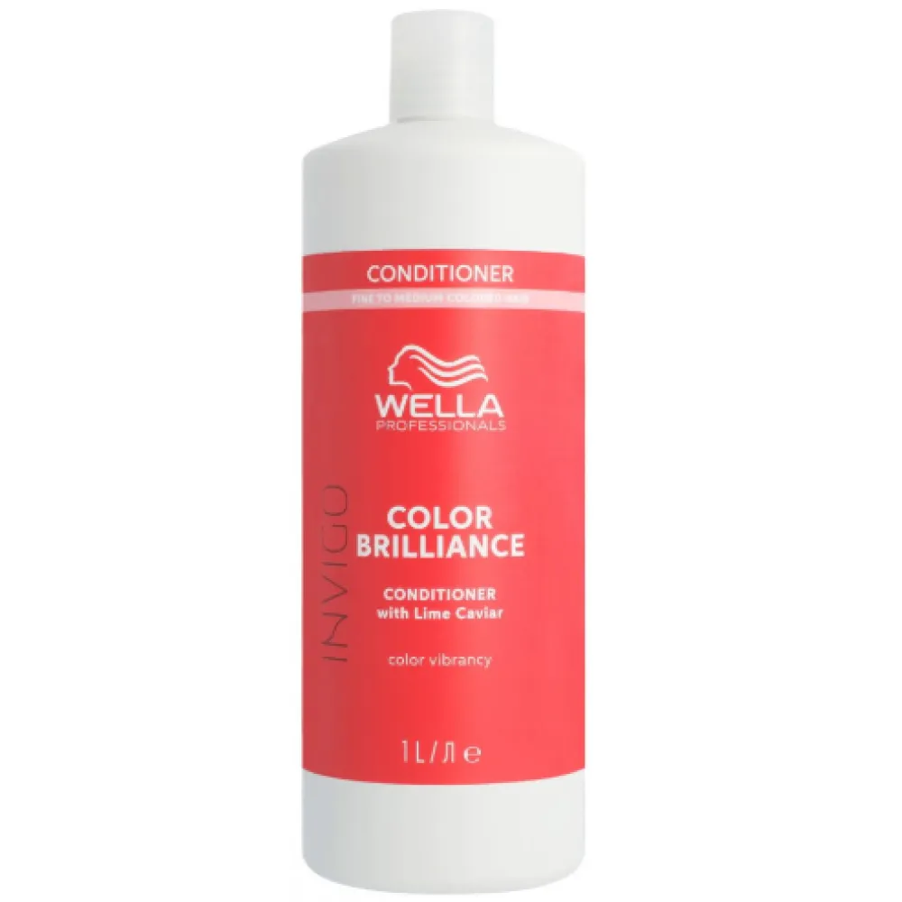 WELLA PROFESSIONAL INVIGO Color Brilliance kondicionierius ploniems/normaliems dažytiems plaukams, 1000 ml