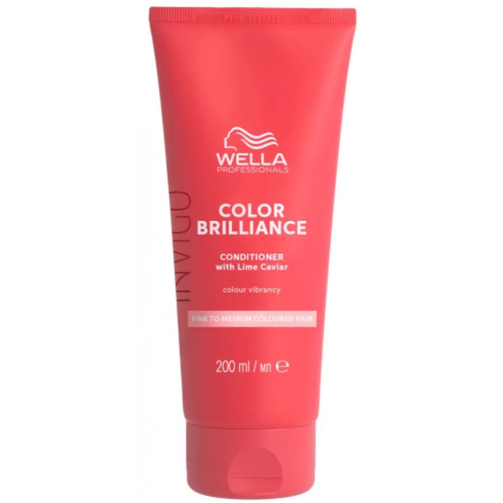 WELLA PROFESSIONAL INVIGO Color Brilliance Fine/Normal Conditioner – kondicionierius dažytiems ploniems/įprastiems plaukams, 200 ml