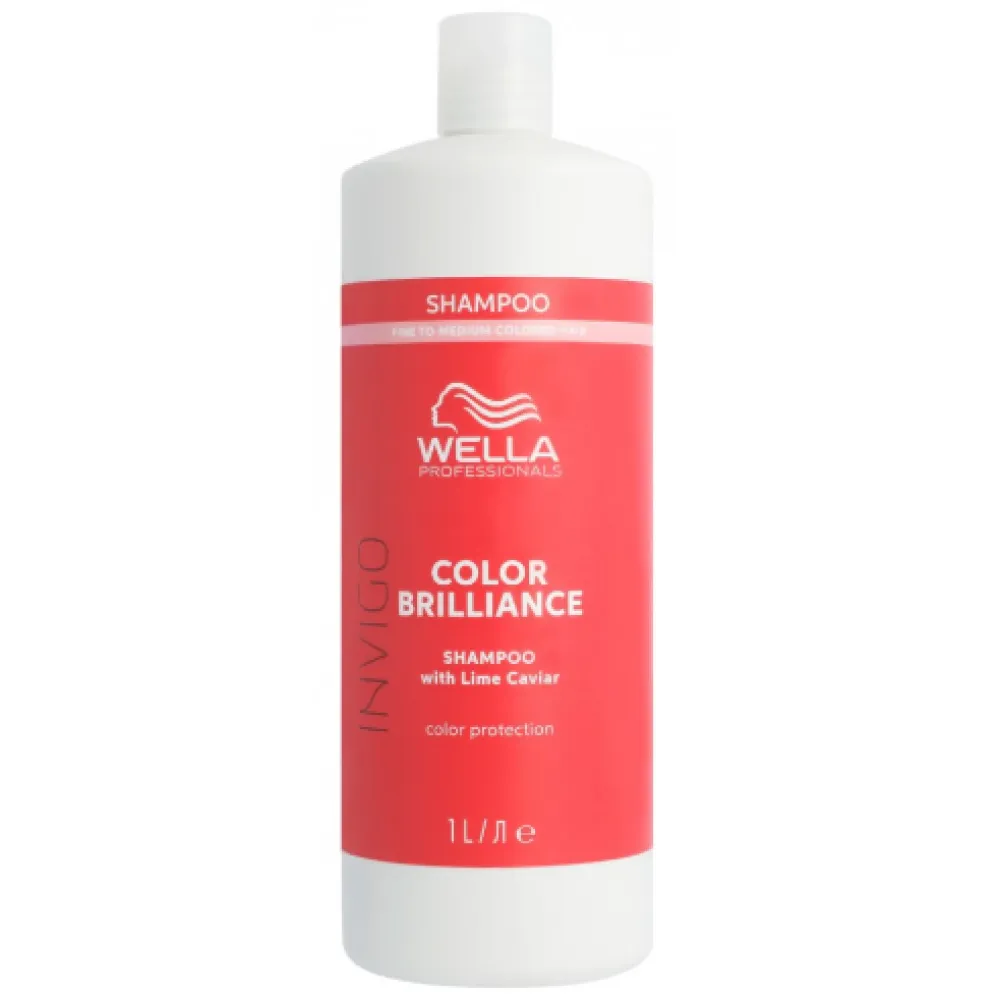 WELLA PROFESSIONAL INVIGO Color Brilliance Fine/Normal Shampoo – šampūnas ploniems/įprastiems dažytiems plaukams, 1000 ml