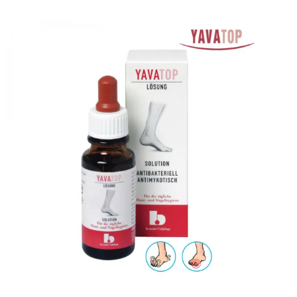 Yavatop Lösung Solution – antimikrobinis ir priešgrybelinis nagų tirpalas, 50 ml