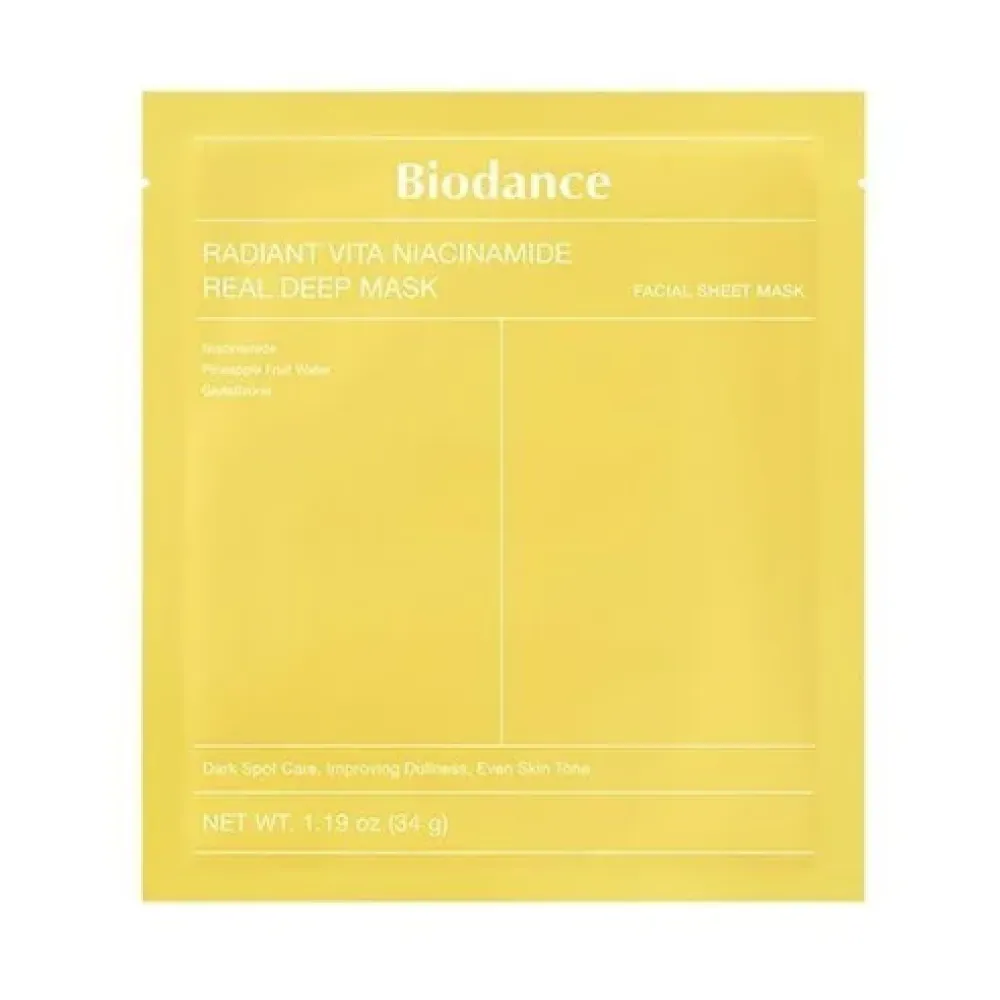 BIODANCE Biodance Radiant Vita Niacinamide Real Deep Mask, 34g