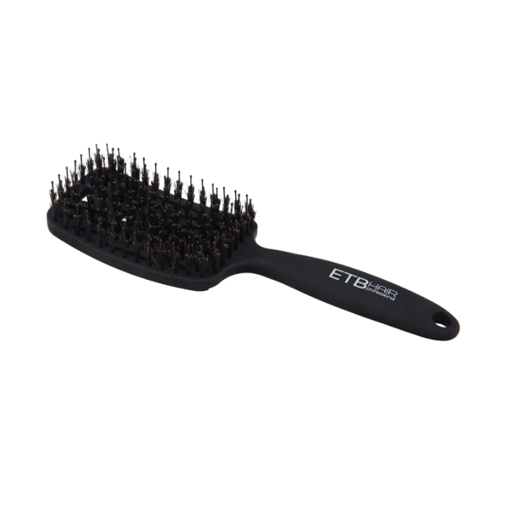 ETB Hair Professional Curved Vented Detangling Brush Medium