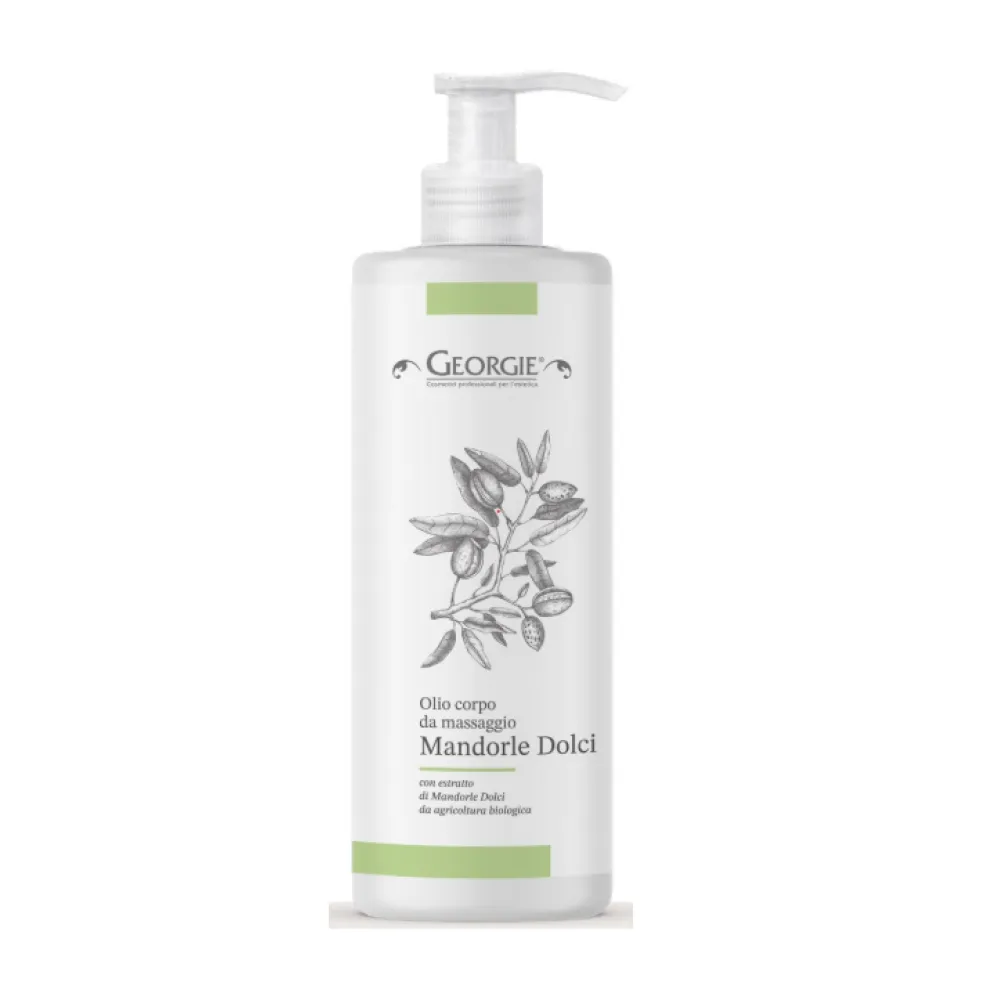 Masažo aliejus GEORGIE, saldžių migdolų, 500 ml