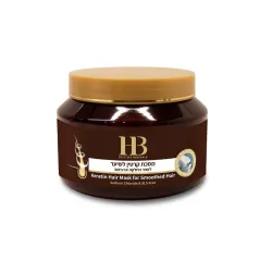 HEALTH&BEAUTY Keratininė plaukų kaukė išlygintiems ir termiškai pažeistiems plaukams, 500 ml