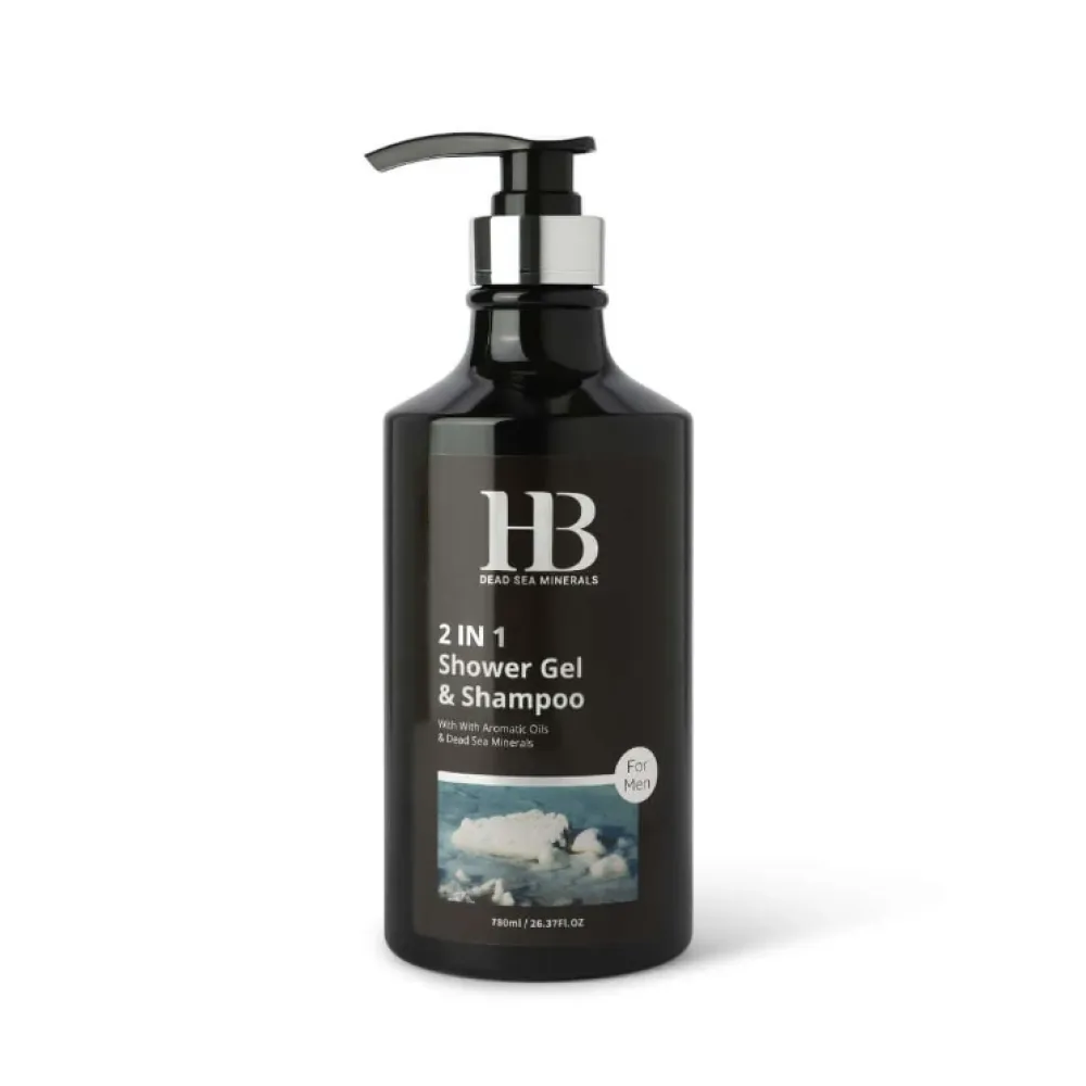 HEALTH&BEAUTY Dušo želė ir šampūnas vyrams, 780 ml (H&B00092)