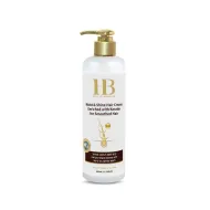H&B Moist & Shine Silicone Hair Cream No-Rinse Enriched with Keratin - drėkinantis ir blizgesį suteikiantis plaukų kremas su keratinu ir silikonu, nenuplaunamas, 400 ml