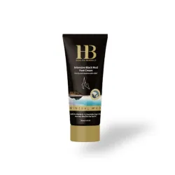 H&B Intensive Black Mud pėdų kremas su juoduoju purvu, 100 ml