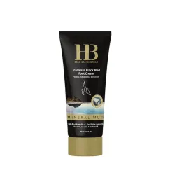 H&B Intensive Black Mud kojų kremas su juoduoju purvu, 200 ml