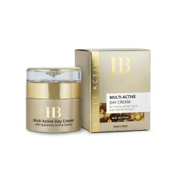 H&B PREMIUM LINE Multiaktyvus dieninis veido kremas su hialurono rūgštimi ir ikrų ekstraktu