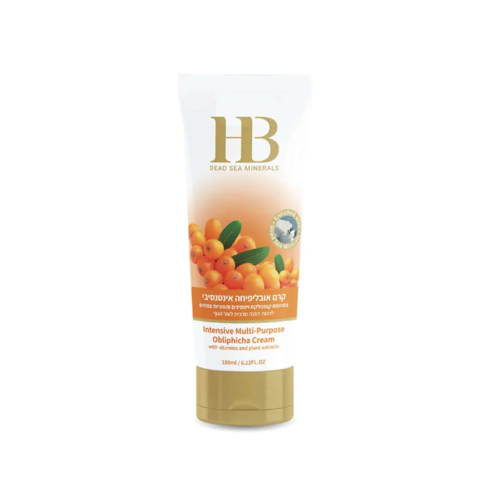 Health&Beauty Intensive Obliphicha Multi-Purpose Body Cream – anti-senėjimo universalus kūno kremas su šaltalankio aliejumi, 180 ml (H&B00029)