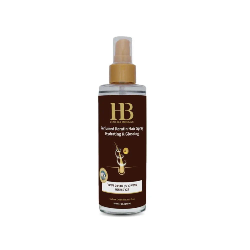 HEALTH&BEAUTY Parfumuotas keratino plaukų purškiklis (drėkinimas ir blizgesys), 200 ml (hb-hair-spray)
