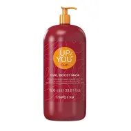 Inebrya UP to YOU Curl Boost Mask – drėkinamoji plaukų kaukė garbanotiems plaukams, 1000 ml