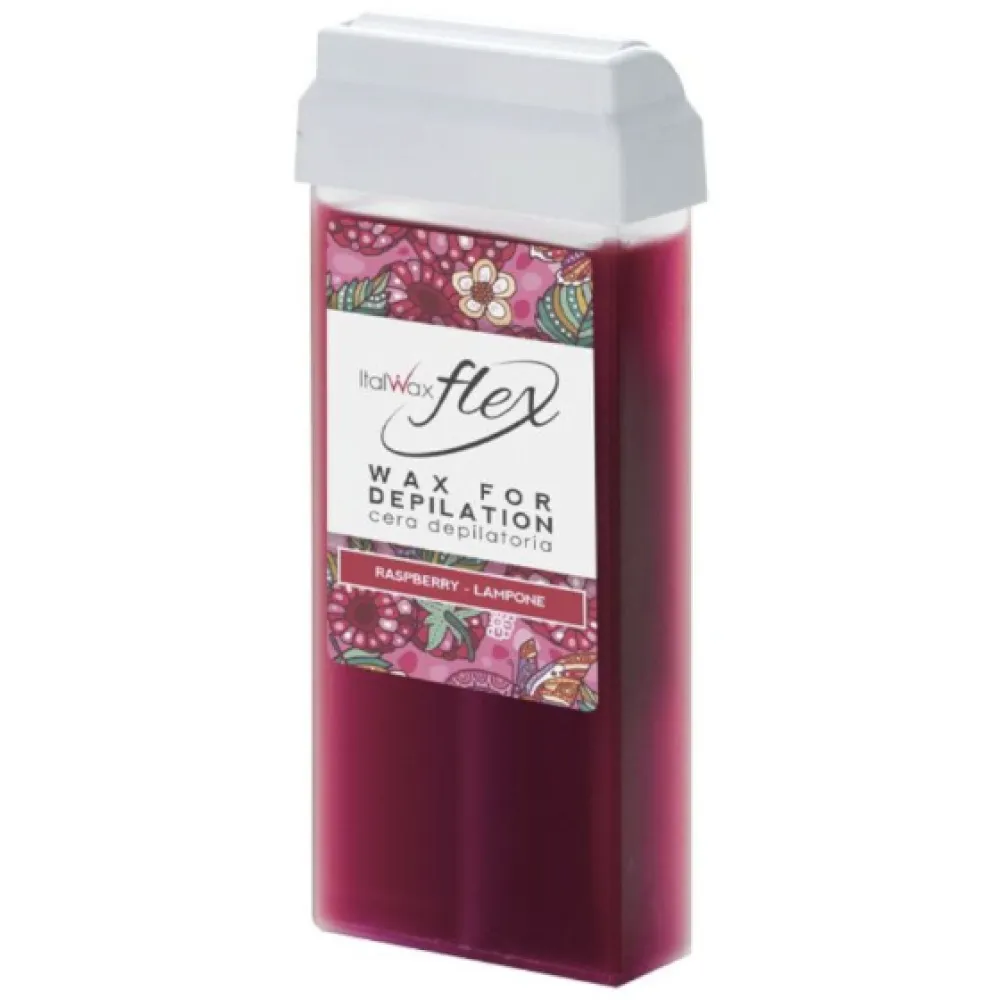 Italwax FLEX Raspberry, titano dioksido vaškas su aviečių aromatu, 100 ml (BRL73057)