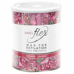 ItalWax Flex Raspberry vaškas — titano dioksido vaškas su aviečių aromatu, 800 ml