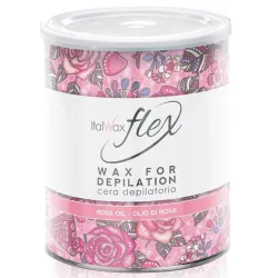 ItalWax Flex Rose wax - Minkštas vaškas su rožių aliejumi, 800 ml