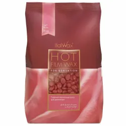 ItalWax Hot Film Wax ROSE - Skaidrus plėvelinis vaškas ROSE, 1000 g