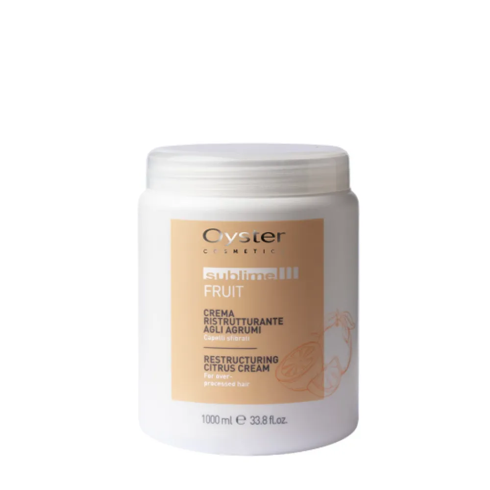 Oyster FRUIT SUBLIME Citrus Mask - Atnaujinanti kaukė-kremas, 1000 ml (oyster-cit-mask)
