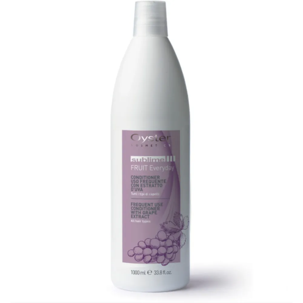 Oyster FRUIT SUBLIME Grape Extract Conditioner – kondicionierius kasdieniam naudojimui, 1000 ml (oyster-grape-con)